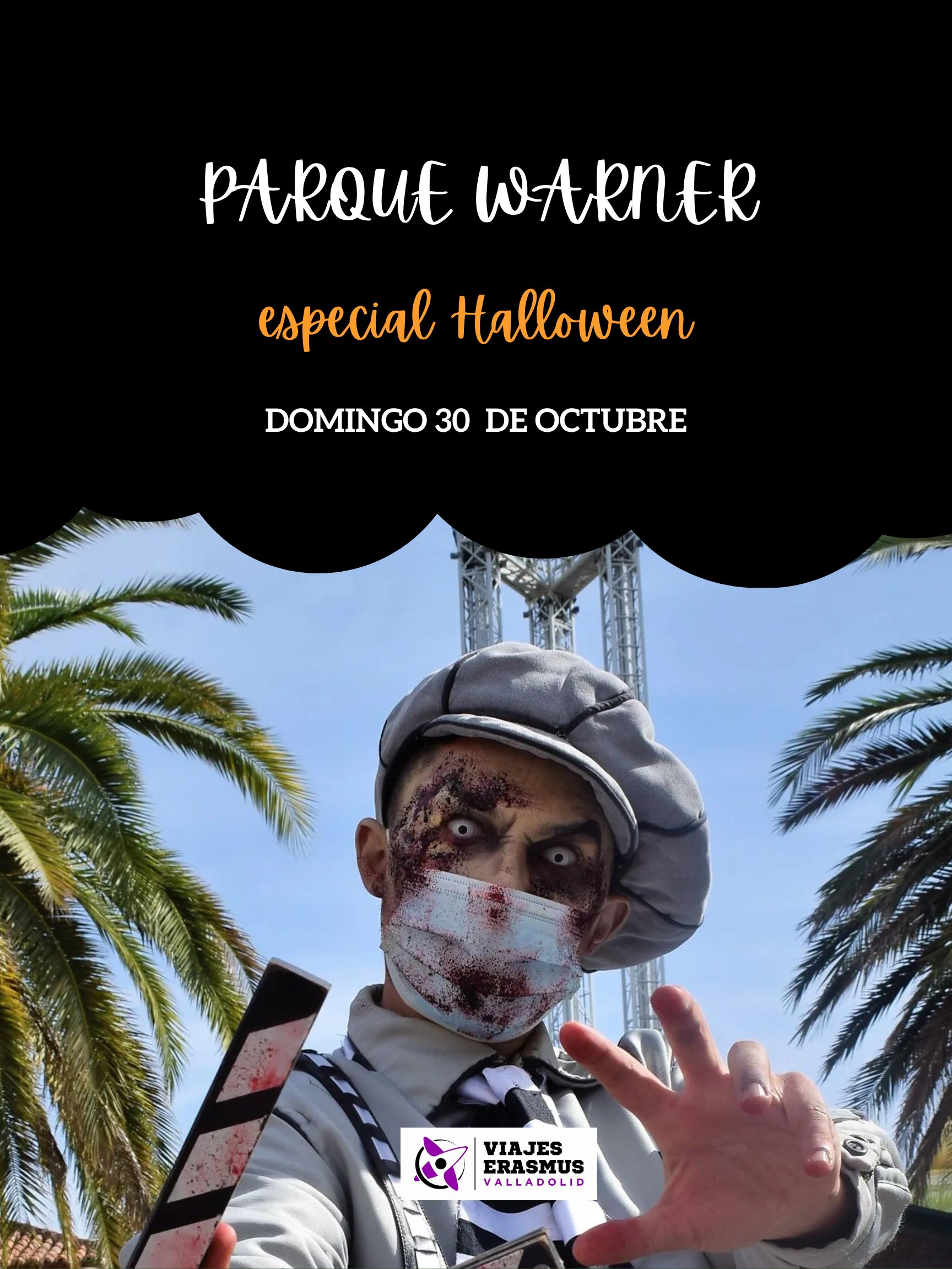 Viaje al parque Warner 30 Octubre ( especial Halloween )